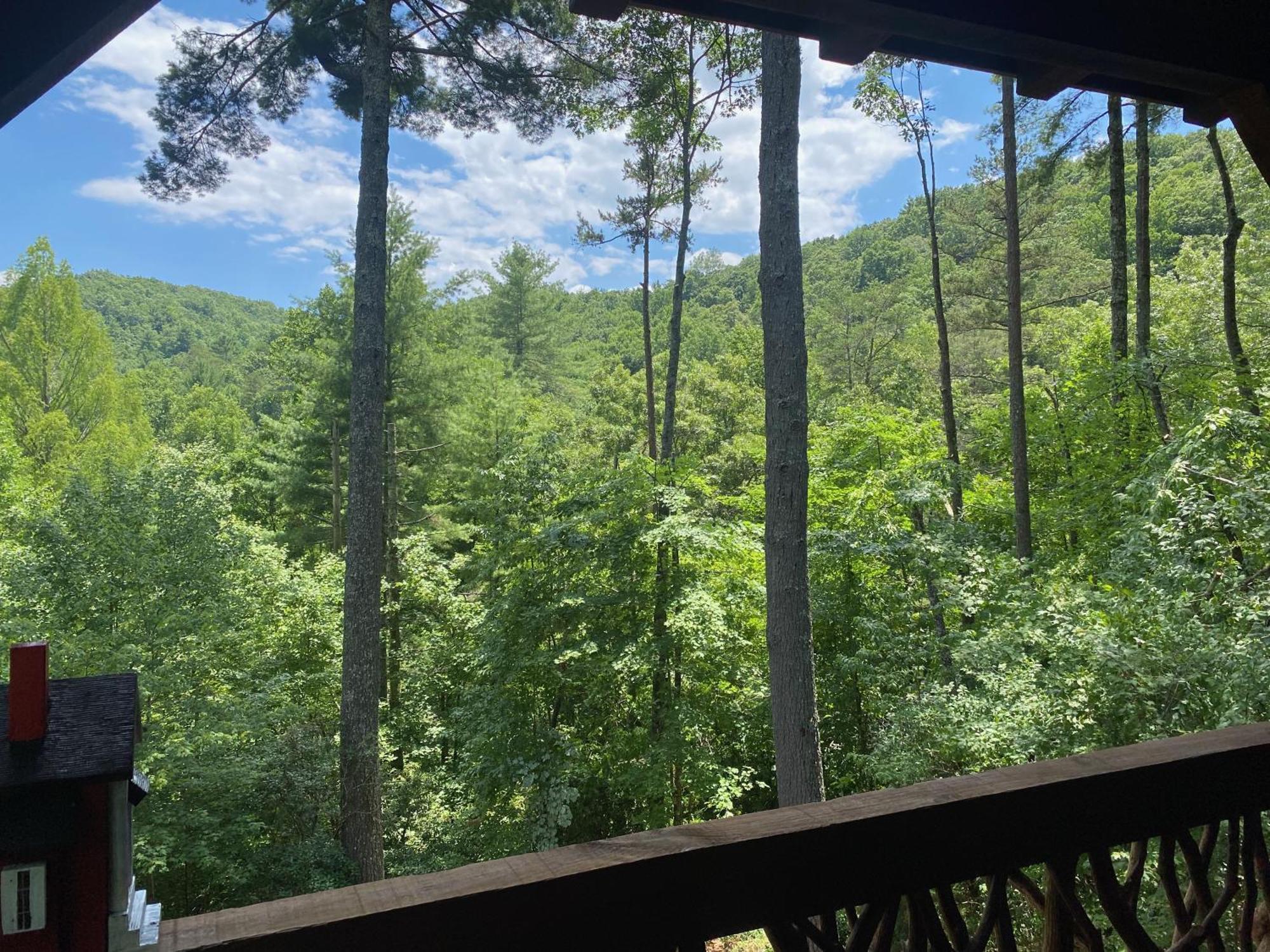 Cherry LogThe Cozy Lazy Laurel With Year-Round Mountain Views, Hot Tub, Fire Pit别墅 外观 照片